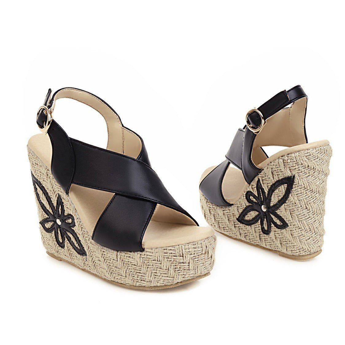 Women's Sandals With Super High Heel Wedge Platform 30-48 Size