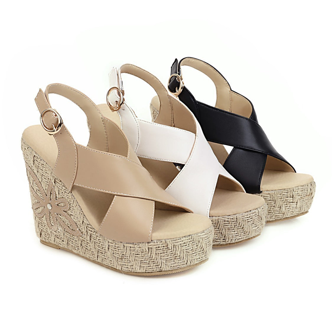 Women's Sandals With Super High Heel Wedge Platform 30-48 Size