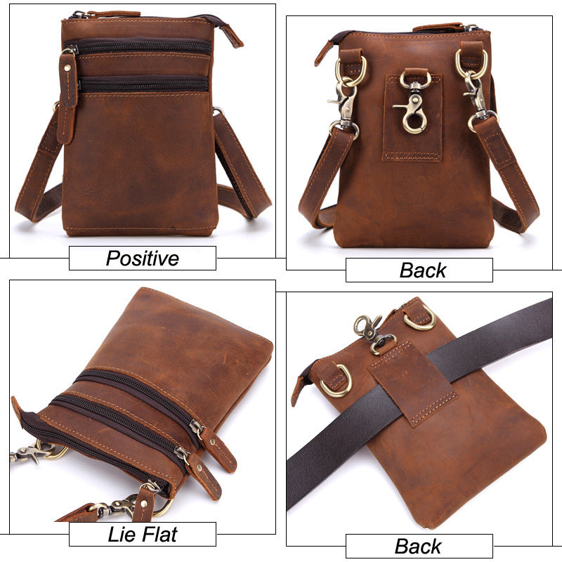 Multi-function can wear a belt mobile phone bag