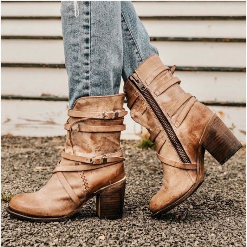 Bottes en cuir pour femmes