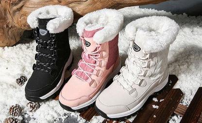 High-top platform cotton shoes