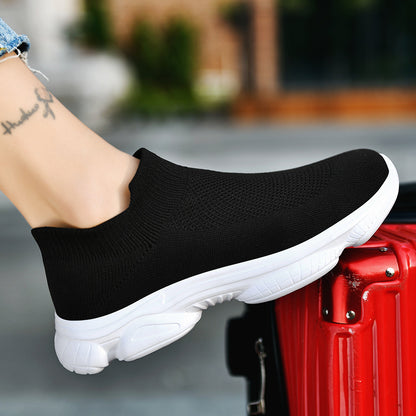 One-step stretch sock shoes