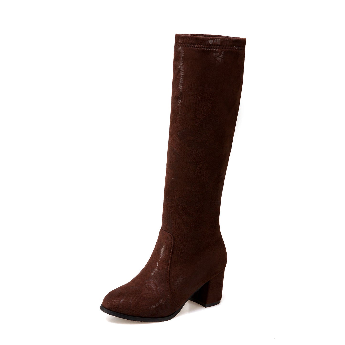 Women's high tube pattern boots