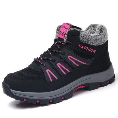 Elderly mother thickened high-top snow boots