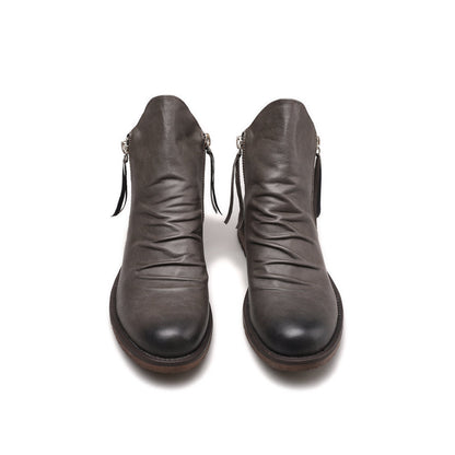 Men's Four Seasons Casual High-Top Men's Leather Boots