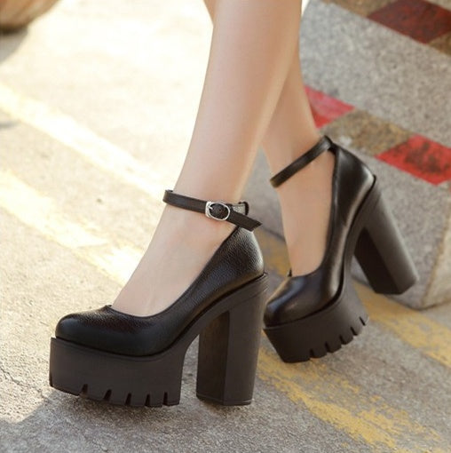 Super high-heeled shoes