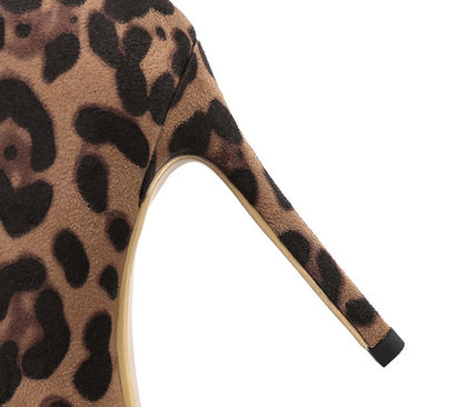 Tacones de leopardo