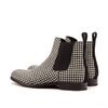 New Autumn and Winter Low-heel Round Toe Plaid Men's Low Boots