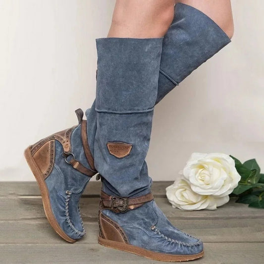 Bottes longues au dessus du genou pour femme