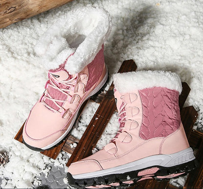 Botas de nieve cálidas para mujer 