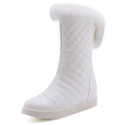 Fleece Warm Cotton Casual Flat Snow Boots