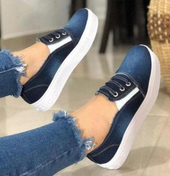 Chaussures super belles et tendance Chaussures en toile denim pour femmes Taille 43 