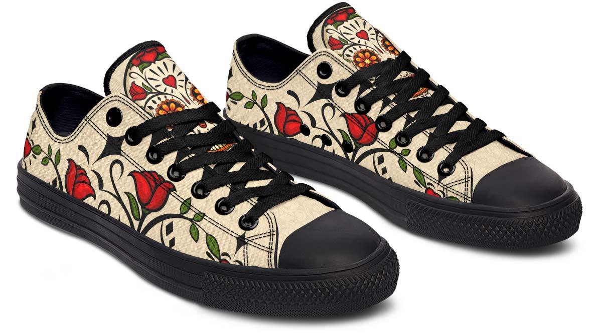 Fashion Print Couple Low-Top Canvas Shoes