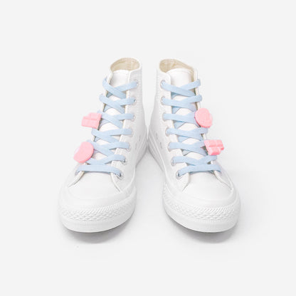 Girls  Heart High Top Canvas  All-match Shoes