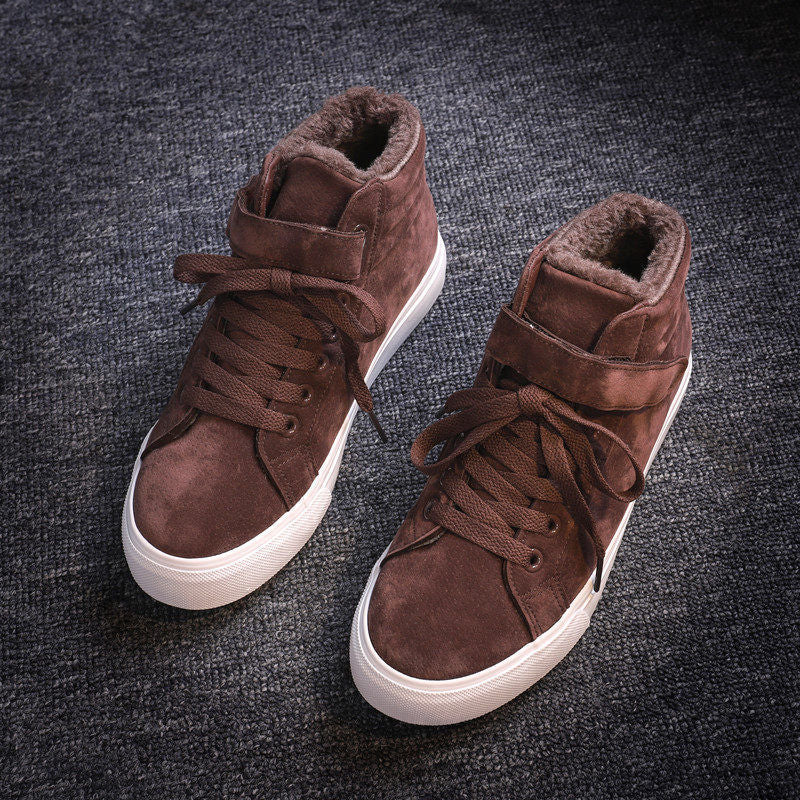 Women's All-Match Warm And Velvet High-Top Cotton Shoes