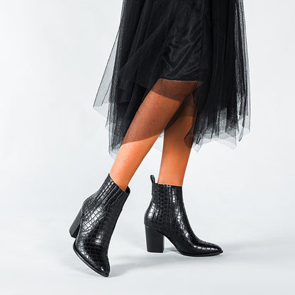 Ensemble de bottes en cuir pour femmes Martin boots