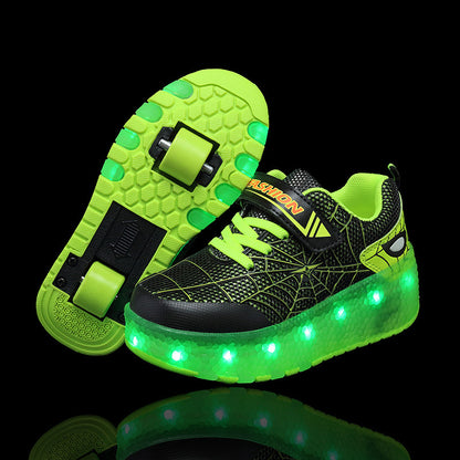 Children's charging walking shoes