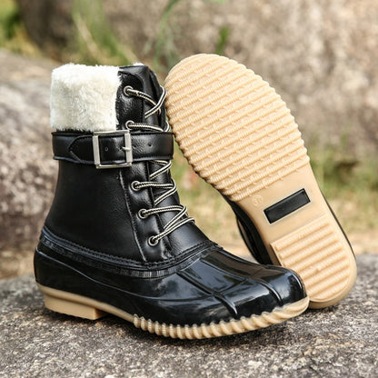 Chaussures pour femmes bottes de neige imperméables montantes 