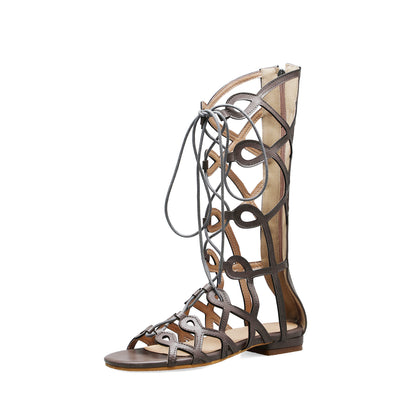 Lace-up Roman sandals