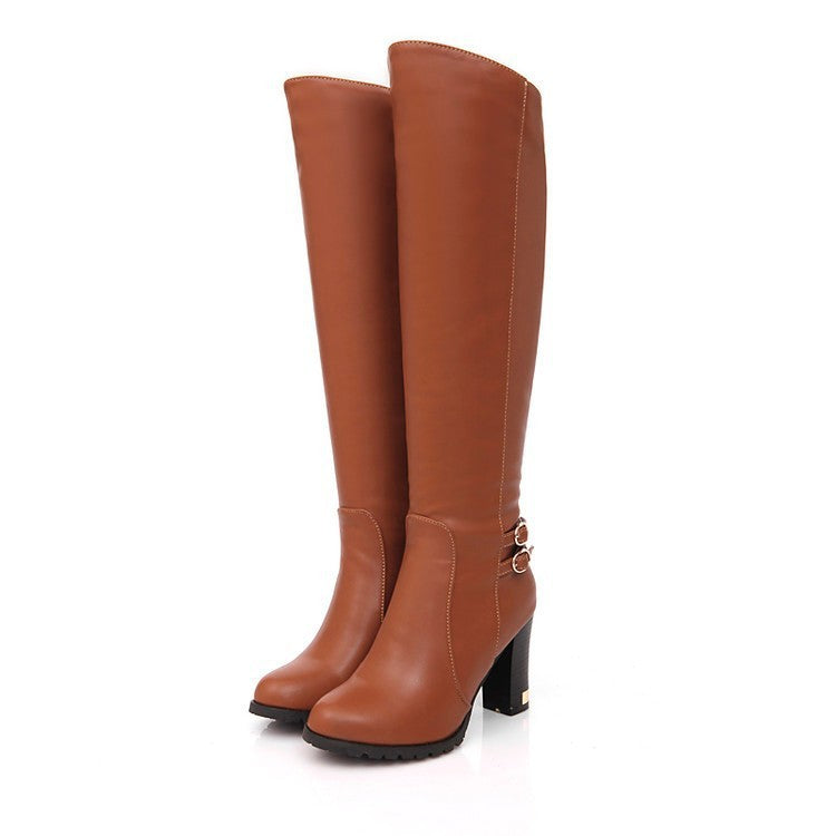 Thick Heel Over The Knee Boots High Heel Women's Boots