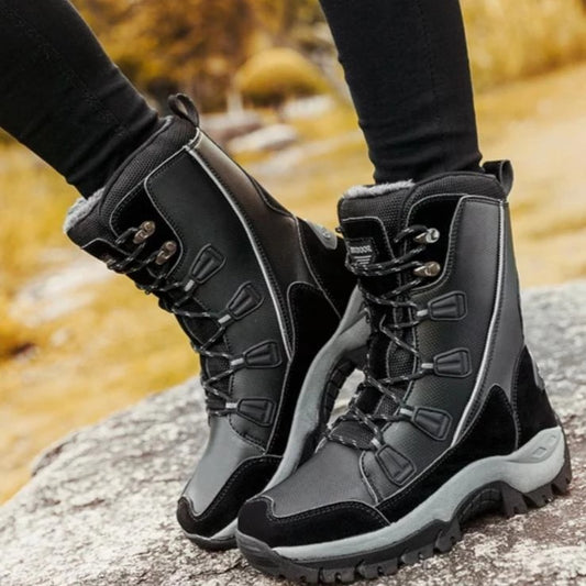 Waterproof non-slip cotton boots