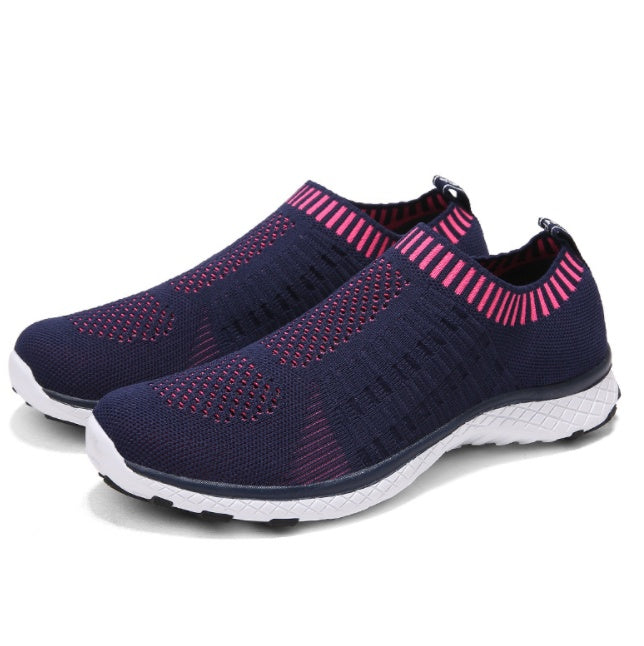 Summer cloth shoes women's mesh shoes breathable summer sports shoes soft bottom middle-aged walking