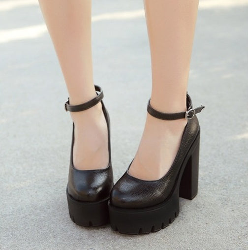 Super high-heeled shoes