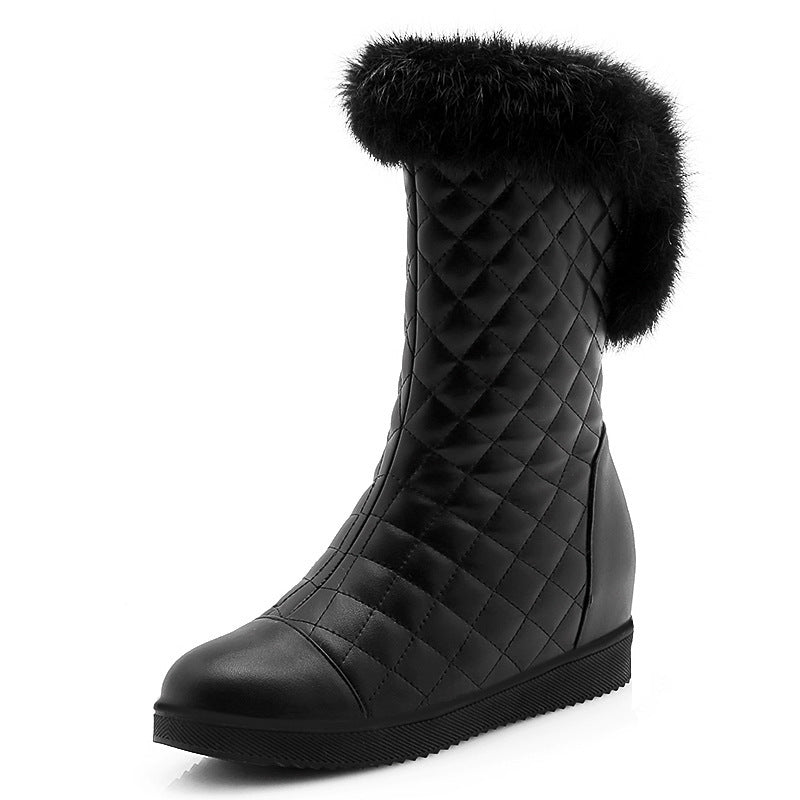 Bottes de neige neuves d'hiver pour enfants, bottes en coton et velours chauds