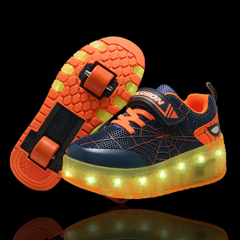 Children's charging walking shoes