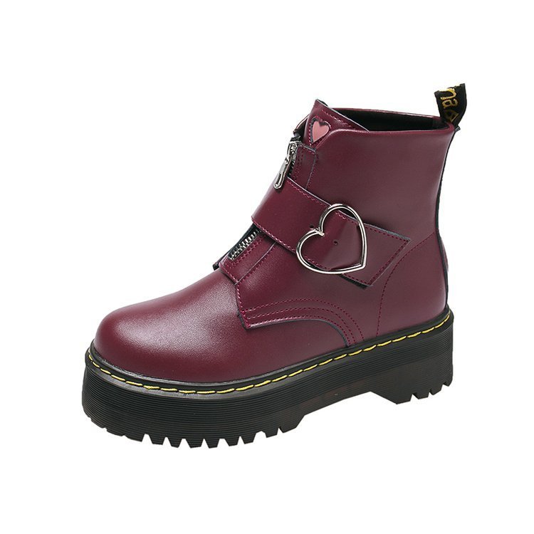 Women's short boots British style Martin boots