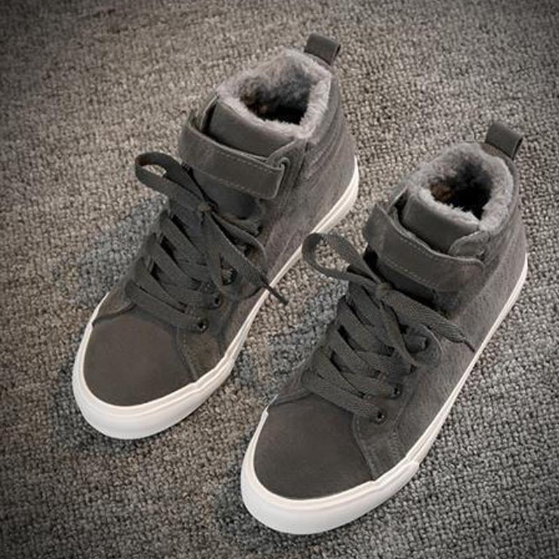 Women's All-Match Warm And Velvet High-Top Cotton Shoes