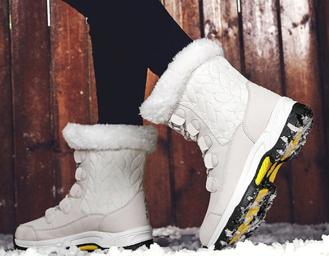 Botas de nieve cálidas para mujer 