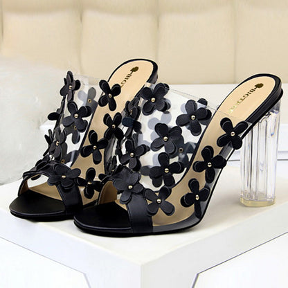 Transparent High Heels Ladies Sandals