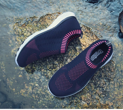 Summer cloth shoes women's mesh shoes breathable summer sports shoes soft bottom middle-aged walking