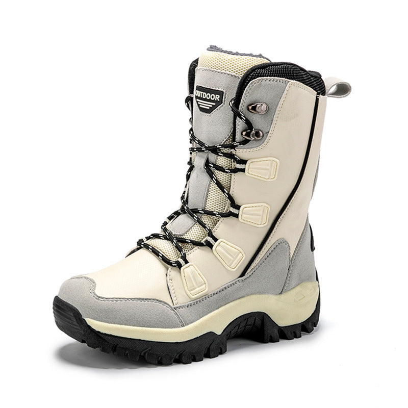 Waterproof non-slip cotton boots