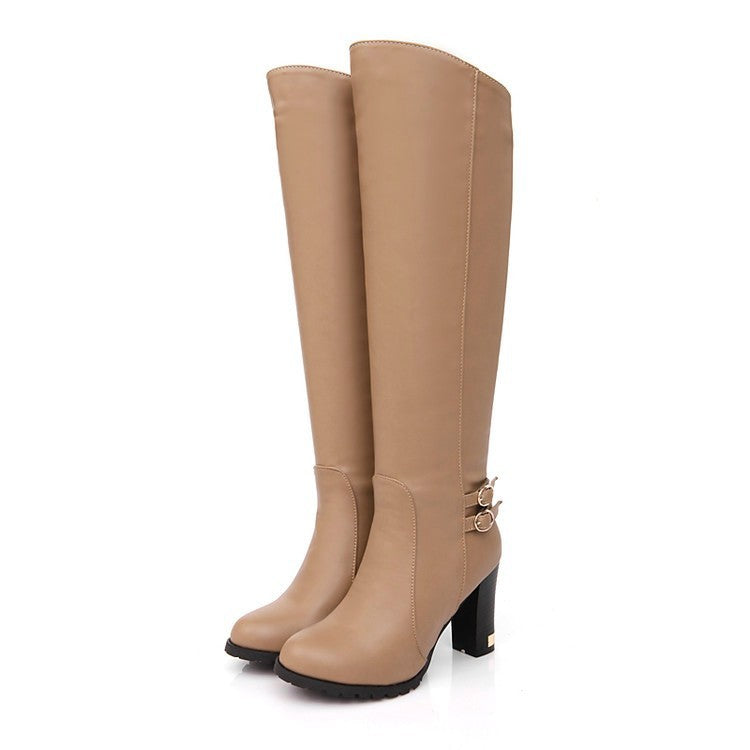 Thick Heel Over The Knee Boots High Heel Women's Boots