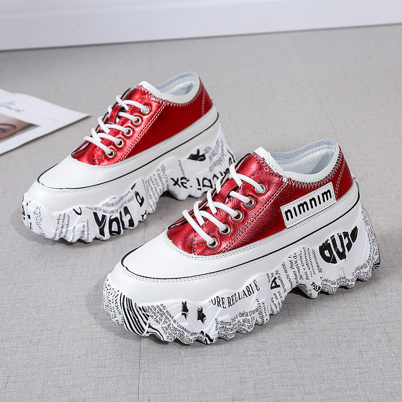 Casual platform platform sneakers