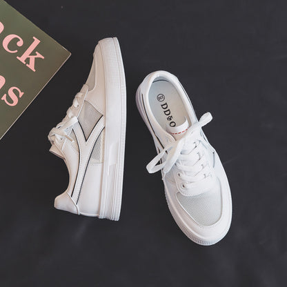 Zapatos blancos finos de verano para mujer