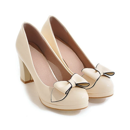 Round toe shallow mouth shoes