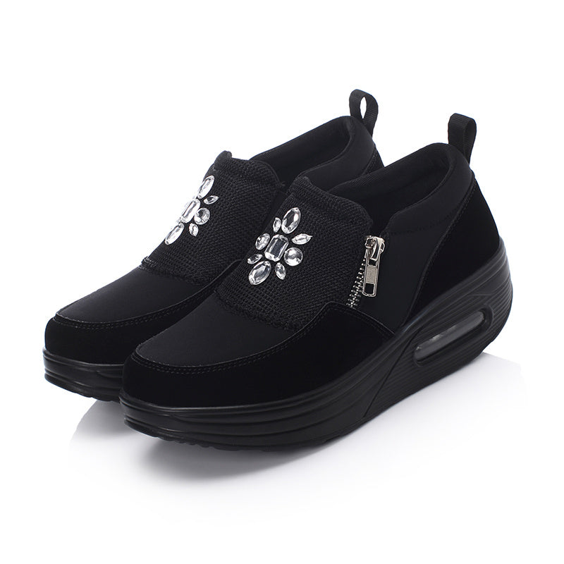 Women's thick platform casual shoes shake shoes