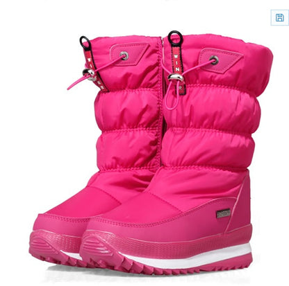 Non-slip warm snow boots