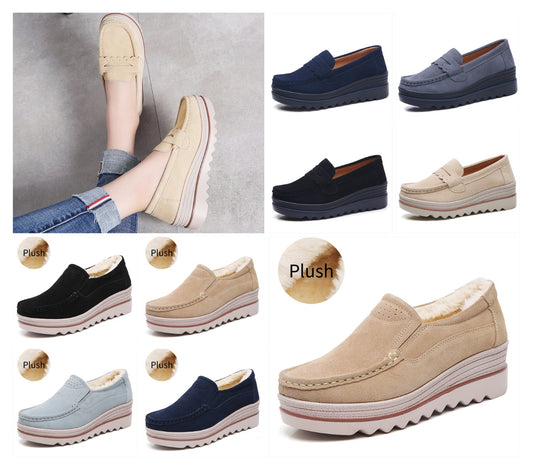 Fashion platform rocking shoes women's single shoes mom shoes casual women's shoes