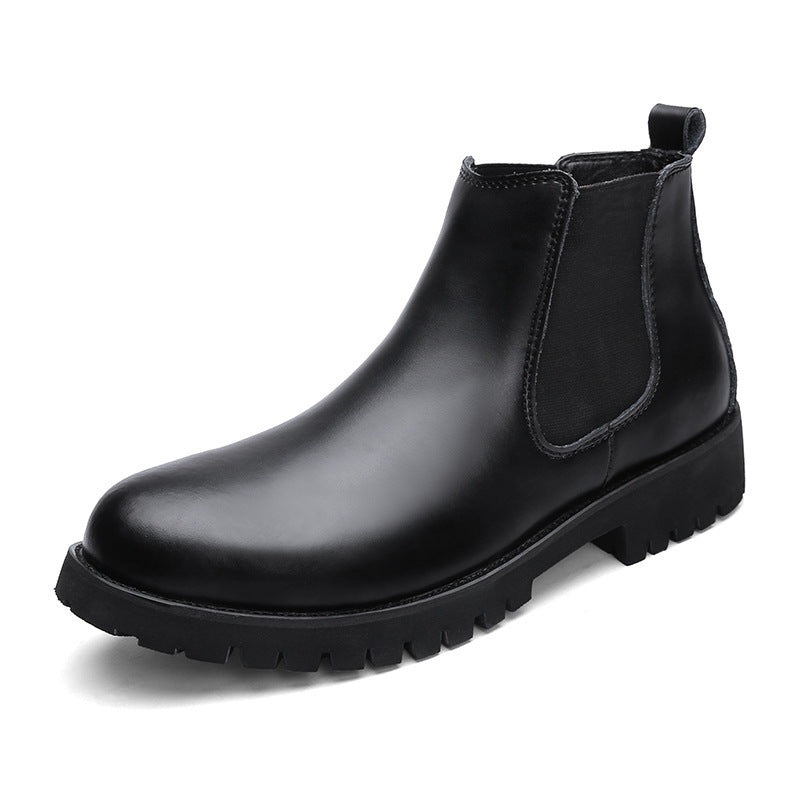 Bottes Martin en cuir couvre-pieds montantes