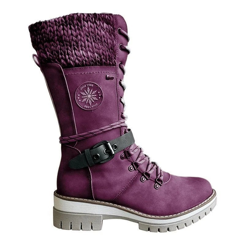 Autumn And Winter New Women's Riding Boots European And American Snow Boots