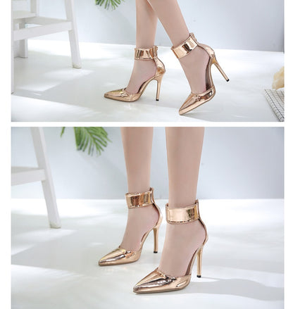 European and American new sandals explosions champagne single shoes