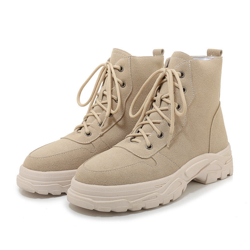 Breathable high top canvas shoes