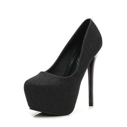 Zapatos de mujer del mercado nocturno Hate Tian Gao de 14 cm