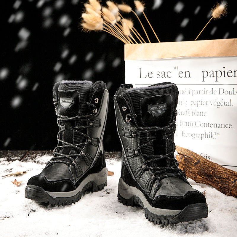 Bottes en coton imperméables et antidérapantes