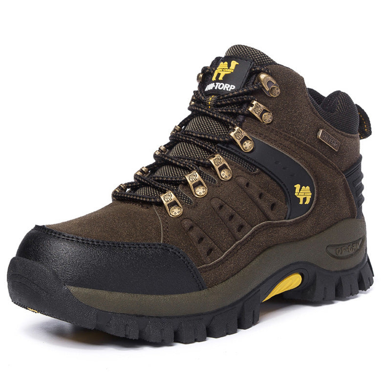 Hiking shoes high top women's shoes men's shoes