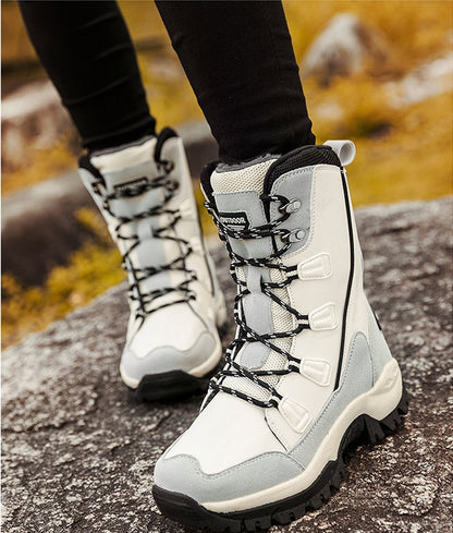 Waterproof non-slip cotton boots